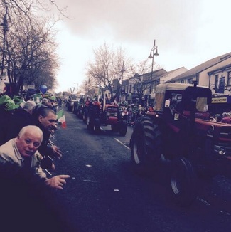 Tractors at the Swords Dublin Parade